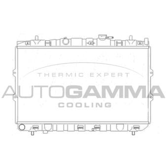 Radiateur, refroidissement du moteur AUTOGAMMA OEM 253102F040