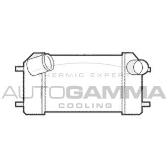 Intercooler, échangeur AUTOGAMMA 104486