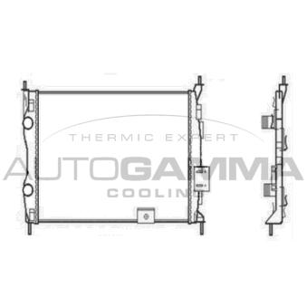 Radiateur, refroidissement du moteur AUTOGAMMA OEM 21400JD000