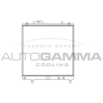 Radiateur, refroidissement du moteur AUTOGAMMA 104549