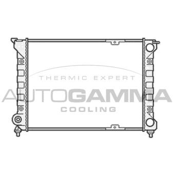 Radiateur, refroidissement du moteur AUTOGAMMA OEM 191121253N