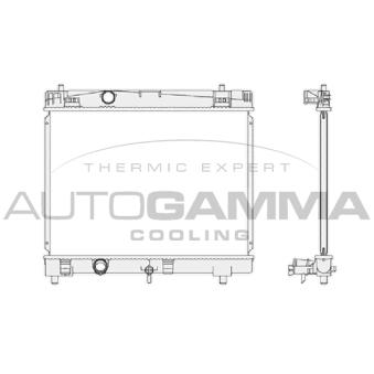 Radiateur, refroidissement du moteur AUTOGAMMA OEM 164000Q040