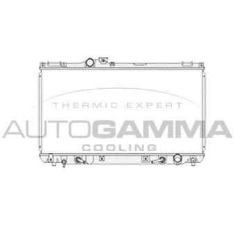 Radiateur, refroidissement du moteur AUTOGAMMA 104671