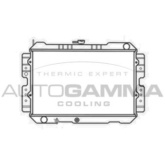 Radiateur, refroidissement du moteur AUTOGAMMA 104681