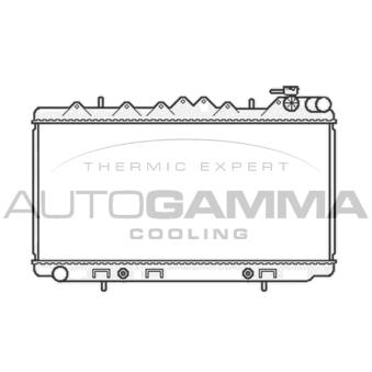 Radiateur, refroidissement du moteur AUTOGAMMA 104693