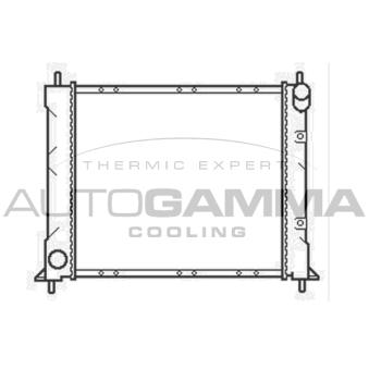 Radiateur, refroidissement du moteur AUTOGAMMA 104701