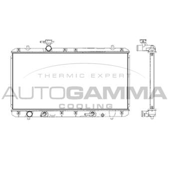 Radiateur, refroidissement du moteur AUTOGAMMA OEM 1770054G10