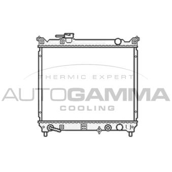 Radiateur, refroidissement du moteur AUTOGAMMA 104712