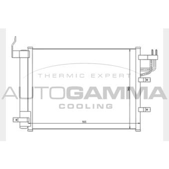 Condenseur, climatisation AUTOGAMMA OEM 976062F000