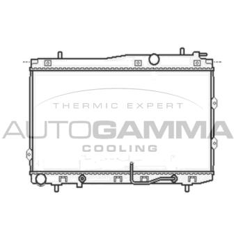 Radiateur, refroidissement du moteur AUTOGAMMA 104768