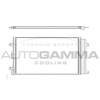 Condenseur, climatisation AUTOGAMMA OEM 51801843 Condenseur, climatisation AUTOGAMMA OEM 51801843