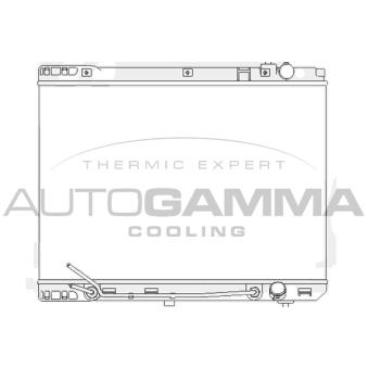 Radiateur, refroidissement du moteur AUTOGAMMA OEM 253104d100