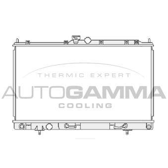 Radiateur, refroidissement du moteur AUTOGAMMA OEM MR993259