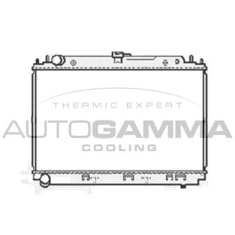 Radiateur, refroidissement du moteur AUTOGAMMA OEM 21410EB31A