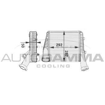 Intercooler, échangeur AUTOGAMMA 104893