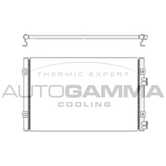 Condenseur, climatisation AUTOGAMMA [104896]