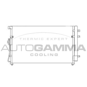 Condenseur, climatisation AUTOGAMMA 104909