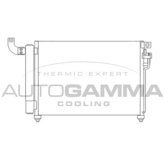 Condenseur, climatisation AUTOGAMMA 104911