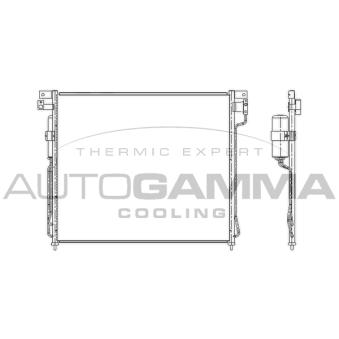 Condenseur, climatisation AUTOGAMMA OEM 92100EB500
