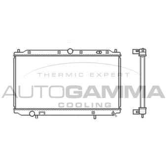 Radiateur, refroidissement du moteur AUTOGAMMA OEM 8601843
