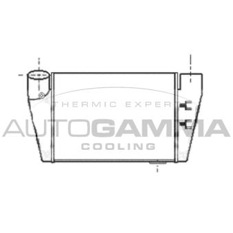 Intercooler, échangeur AUTOGAMMA [104961]