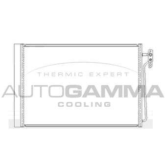 Condenseur, climatisation AUTOGAMMA 104987