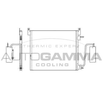 Condenseur, climatisation AUTOGAMMA OEM 1850117