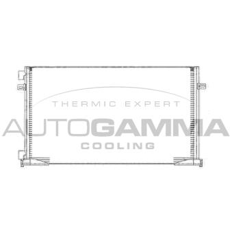 Condenseur, climatisation AUTOGAMMA OEM 8200073912