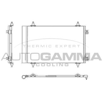 Condenseur, climatisation AUTOGAMMA 105022
