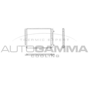 Condenseur, climatisation AUTOGAMMA OEM 17026600CL