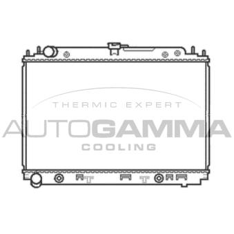 Radiateur, refroidissement du moteur AUTOGAMMA OEM 21460EB31A