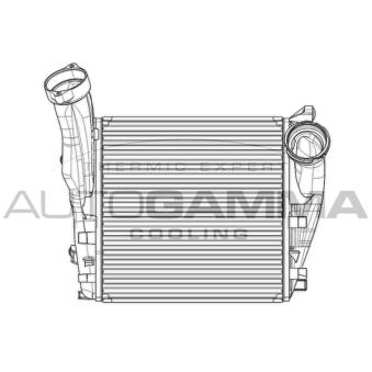 Intercooler, échangeur AUTOGAMMA OEM 95511063901 Intercooler, échangeur AUTOGAMMA OEM 95511063901