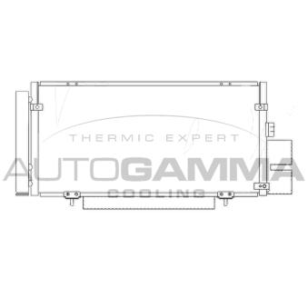 Condenseur, climatisation AUTOGAMMA OEM 73210AG000
