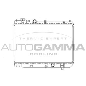 Radiateur, refroidissement du moteur AUTOGAMMA 105109