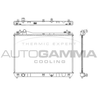 Radiateur, refroidissement du moteur AUTOGAMMA OEM 1770065J00 Radiateur, refroidissement du moteur AUTOGAMMA OEM 1770065J00