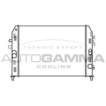 Radiateur, refroidissement du moteur AUTOGAMMA 105167