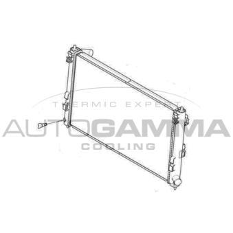 Radiateur, refroidissement du moteur AUTOGAMMA OEM 1330T0