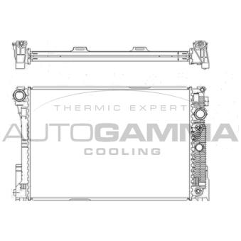 Radiateur, refroidissement du moteur AUTOGAMMA 105215