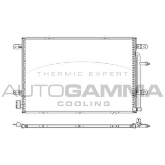 Condenseur, climatisation AUTOGAMMA 105243