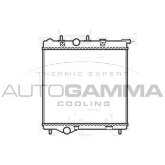 Radiateur, refroidissement du moteur AUTOGAMMA 105248