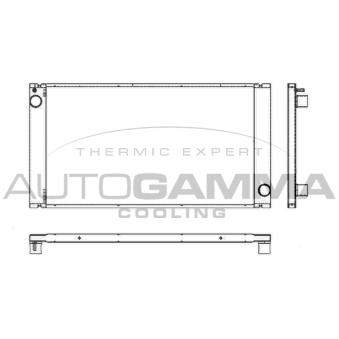 Radiateur, refroidissement du moteur AUTOGAMMA 105249