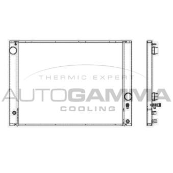 Radiateur, refroidissement du moteur AUTOGAMMA 105251