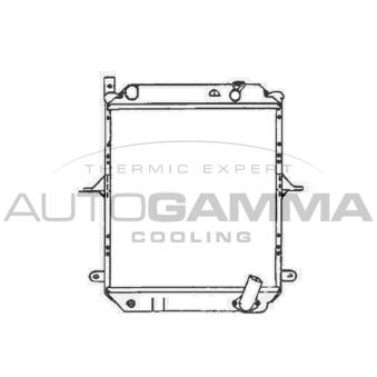 Radiateur, refroidissement du moteur AUTOGAMMA OEM 214009x203