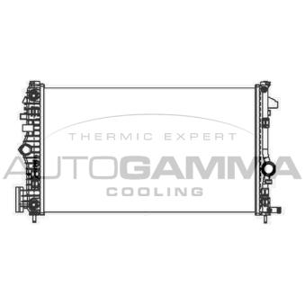 Radiateur, refroidissement du moteur AUTOGAMMA 105319