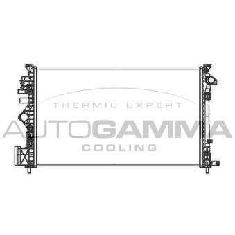 Radiateur, refroidissement du moteur AUTOGAMMA OEM 1300289