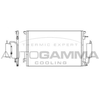 Condenseur, climatisation AUTOGAMMA OEM 24418364