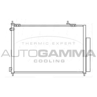 Condenseur, climatisation AUTOGAMMA OEM 80110SKNG01