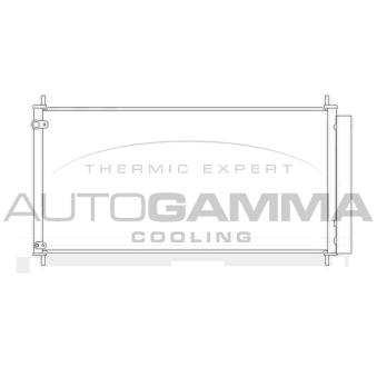 Condenseur, climatisation AUTOGAMMA OEM 8845012290