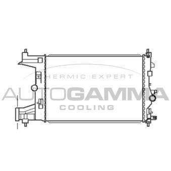 Radiateur, refroidissement du moteur AUTOGAMMA OEM 1300302