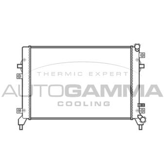 Radiateur, refroidissement du moteur AUTOGAMMA 105452